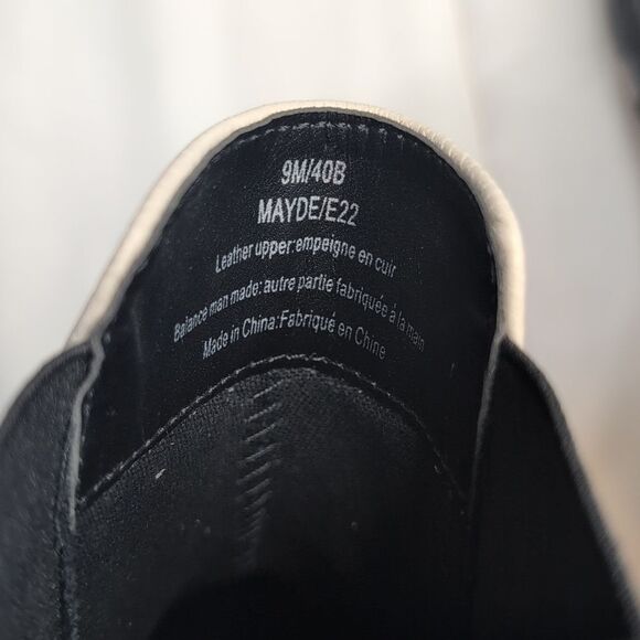 Karl Lagerfeld Size 9 Mayde Cream Leather And Rhinestone Trimmed Boots, NEW - Picture 13 of 14